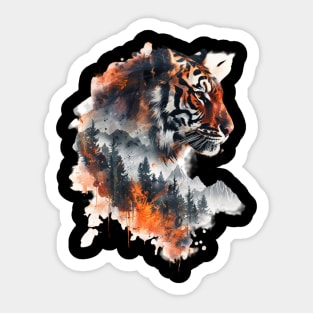 Tiger Enigmatic Entities Sticker